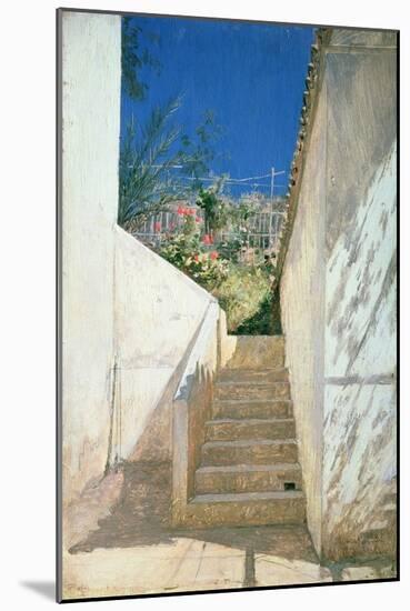 Steps in a Garden, Algeria, 1883-Aleksandr Pavlovich Bryullov-Mounted Giclee Print