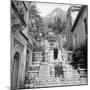 Steps in Taormina-Mario de Biasi-Mounted Giclee Print