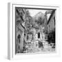 Steps in Taormina-Mario de Biasi-Framed Premium Giclee Print