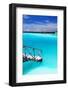 Steps into Amazing Blue Lagoon with Over-Water Bungalows-Martin Valigursky-Framed Photographic Print