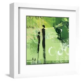 Steps into the Green I-Lucy Cloud-Framed Art Print