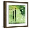 Steps into the Green I-Lucy Cloud-Framed Art Print