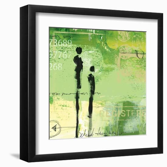 Steps into the Green III-Lucy Cloud-Framed Art Print