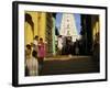 Steps Leading to the Brahma Temple, Where Incarnation of Brahma Took Place, Pushkar, India-Tony Gervis-Framed Photographic Print