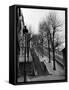 Steps Leading to the Top of the Butte Montemartre-Ed Clark-Framed Stretched Canvas