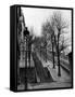 Steps Leading to the Top of the Butte Montemartre-Ed Clark-Framed Stretched Canvas