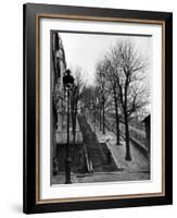 Steps Leading to the Top of the Butte Montemartre-Ed Clark-Framed Photographic Print