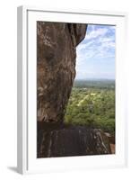 Steps Leading Up Sigiriya (Lion Rock), UNESCO World Heritage Site, Sri Lanka, Asia-Charlie-Framed Photographic Print