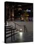 Steps of a Building at Night, US Bank Tower, Los Angeles, California, USA-null-Stretched Canvas