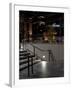 Steps of a Building at Night, US Bank Tower, Los Angeles, California, USA-null-Framed Premium Photographic Print