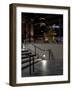 Steps of a Building at Night, US Bank Tower, Los Angeles, California, USA-null-Framed Photographic Print