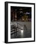 Steps of a Building at Night, US Bank Tower, Los Angeles, California, USA-null-Framed Photographic Print