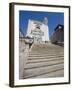 Steps of Cathedral, Wide View, Old Town, Girona, Catalonia, Spain-Martin Child-Framed Photographic Print