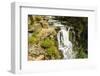 Steps of limestone strata make a waterfall on the Rio Arazas, upper Ordesa Valley, Ordesa National -Robert Francis-Framed Photographic Print