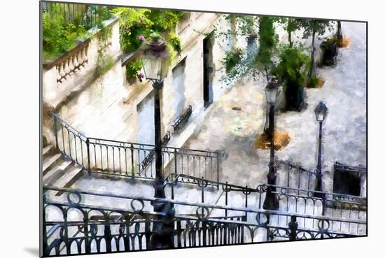 Steps of Montmartre-Philippe Hugonnard-Mounted Giclee Print