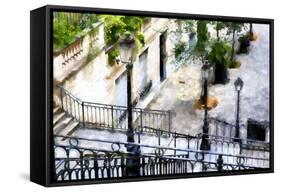 Steps of Montmartre-Philippe Hugonnard-Framed Stretched Canvas