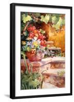 Steps of Provence-Diane Maxey-Framed Art Print