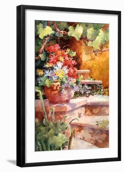 Steps of Provence-Diane Maxey-Framed Art Print