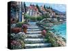 Steps of St. Tropez-Howard Behrens-Stretched Canvas