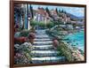 Steps of St. Tropez-Howard Behrens-Framed Art Print