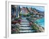 Steps of St. Tropez-Howard Behrens-Framed Art Print