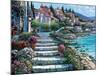 Steps of St. Tropez-Howard Behrens-Mounted Art Print