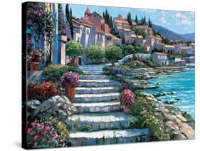 Steps of St. Tropez-Howard Behrens-Stretched Canvas