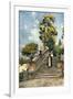 Steps of the Dominican Nun's Church of SS Domenico and Sisto-Alberto Pisa-Framed Giclee Print