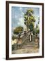 Steps of the Dominican Nun's Church of SS Domenico and Sisto-Alberto Pisa-Framed Giclee Print