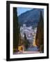 Steps of the Way of the Cross and Nostra Senyora Dels Angels Church, Pollenca, Mallorca, Balearic I-Doug Pearson-Framed Photographic Print