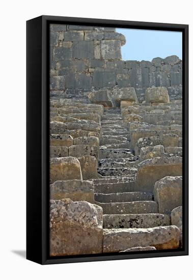 Steps of the Xanthos Theatre, Xanthos, Turkey-null-Framed Stretched Canvas