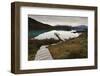 Steps to Boatdock and Reflections in Lago Pehoe-Eleanor-Framed Photographic Print