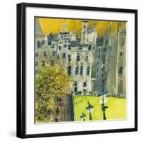 Steps to Market Street, Edinburgh-Susan Brown-Framed Giclee Print