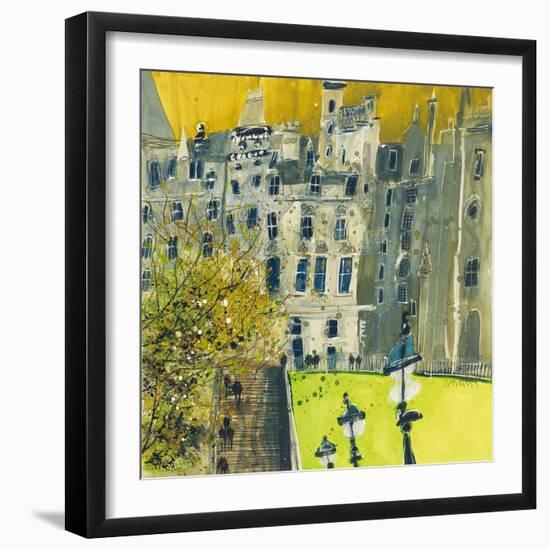 Steps to Market Street, Edinburgh-Susan Brown-Framed Photographic Print