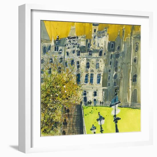 Steps to Market Street, Edinburgh-Susan Brown-Framed Photographic Print