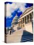 Steps to Senate Chambers at US Capitol Building, Washington DC, USA-null-Stretched Canvas