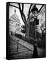 Steps to the Place du Sacré Cœur - Montmartre - Paris - France-Philippe Hugonnard-Framed Stretched Canvas