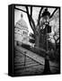 Steps to the Place du Sacré Cœur - Montmartre - Paris - France-Philippe Hugonnard-Framed Stretched Canvas