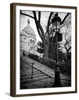 Steps to the Place du Sacré Cœur - Montmartre - Paris - France-Philippe Hugonnard-Framed Premium Photographic Print