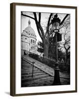 Steps to the Place du Sacré Cœur - Montmartre - Paris - France-Philippe Hugonnard-Framed Premium Photographic Print
