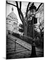 Steps to the Place du Sacré Cœur - Montmartre - Paris - France-Philippe Hugonnard-Mounted Premium Photographic Print