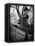 Steps to the Place du Sacré Cœur - Montmartre - Paris - France-Philippe Hugonnard-Framed Stretched Canvas