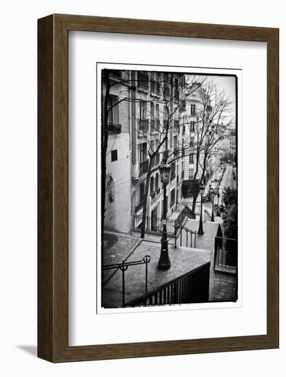 Steps to the Place du Sacré Cœur - Montmartre - Paris - France-Philippe Hugonnard-Framed Photographic Print