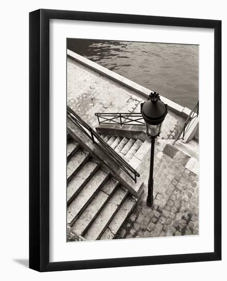 Steps to the Seine-Toby Vandenack-Framed Art Print