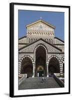 Steps Up to the Duomo Cattedrale Sant' Andrea in Amalfi-Martin Child-Framed Photographic Print