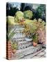 Steps up to the Garden,2014-Joan Thewsey-Stretched Canvas