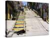 Steps, Valparaiso, Chile-Peter Groenendijk-Stretched Canvas