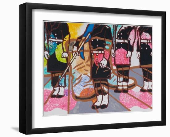 Steptaker II, 2008-Nora Soos-Framed Giclee Print