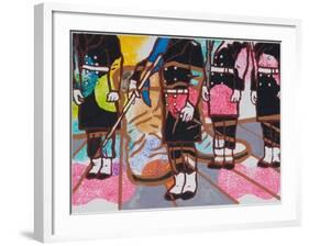 Steptaker II, 2008-Nora Soos-Framed Giclee Print