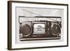 Stereo Broadcast-Hidden Moves-Framed Art Print